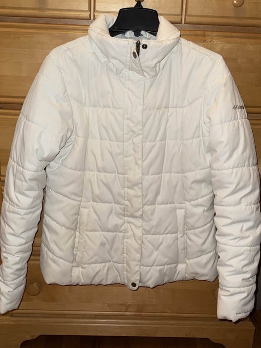 Columbia Women's White Quilted Puffer Jacket